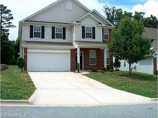 2161 Rindle Drive High Point, NC 27262 - Photo 1 of 4 Exterior Front. 4BR, 2.5 baths, 2 car garage home.
