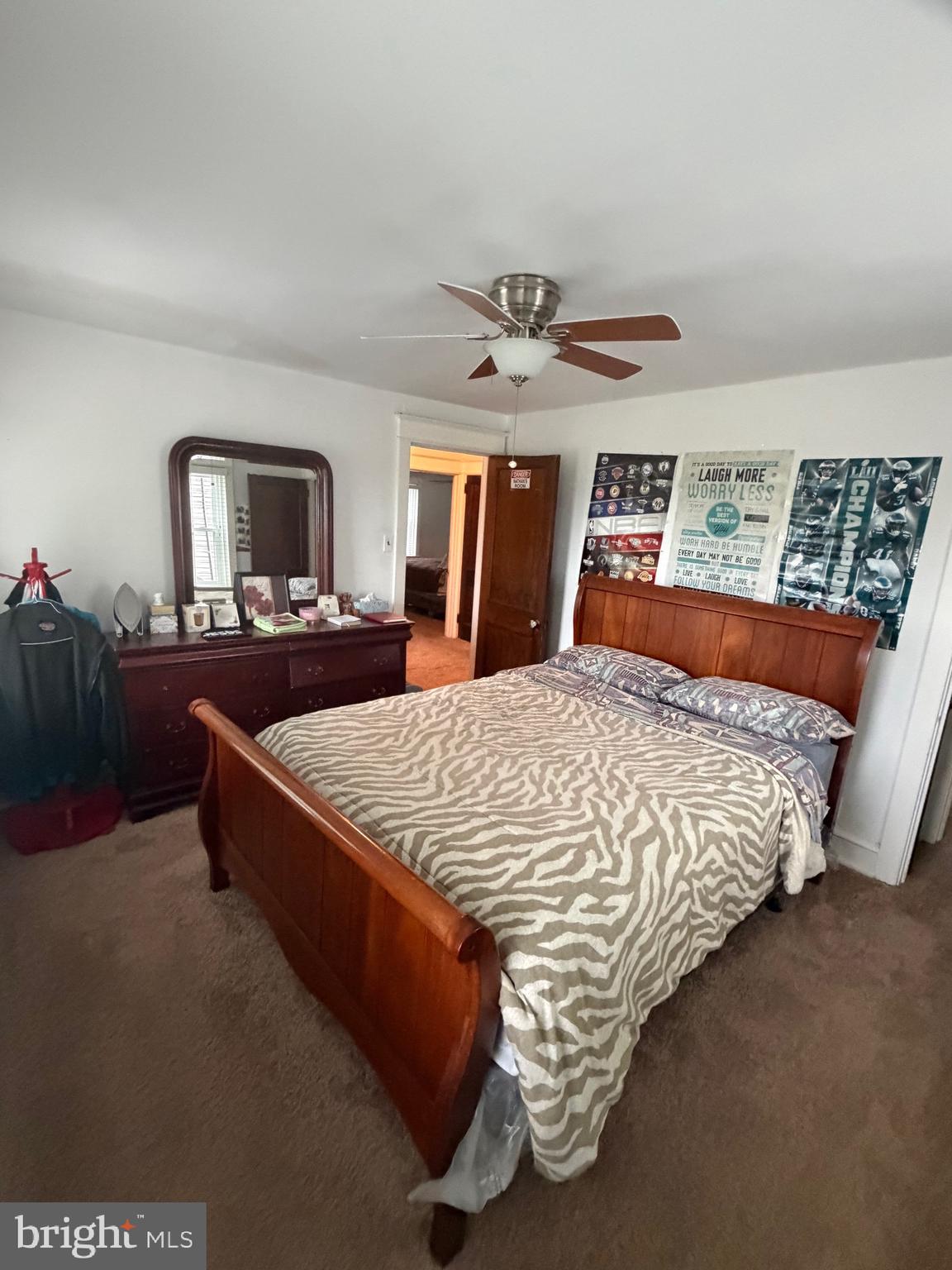 463 Burmont Road Drexel Hill, PA 19026 - Photo 20 of 39 a bed sitting in a bedroom and chandelier