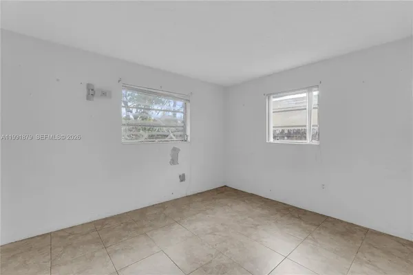 a view of empty room