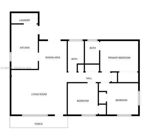 a picture of a floor plan