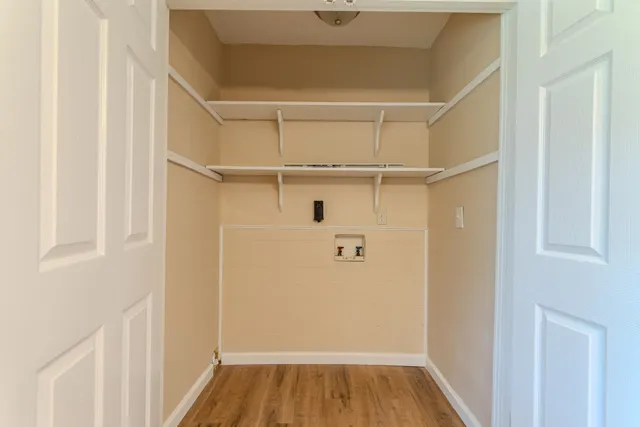 a view of walk in closet