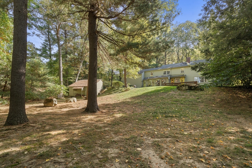 60 Possum Road Weston, MA 02493 - Photo 19 of 21 a backyard of a house with lots of green space
