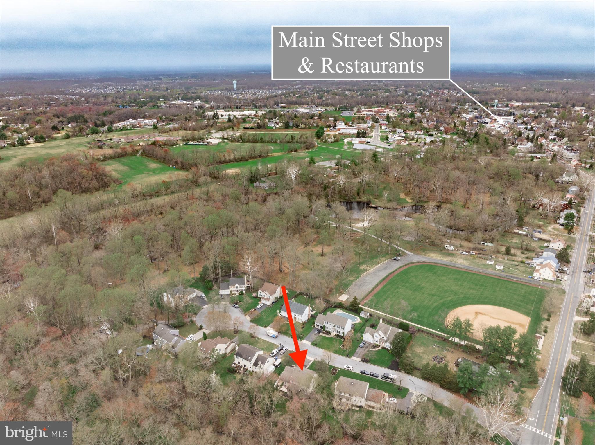 4 Mill Run Court Medford, NJ 08055 - Photo 48 of 53 an aerial view of residential house with an outdoor space