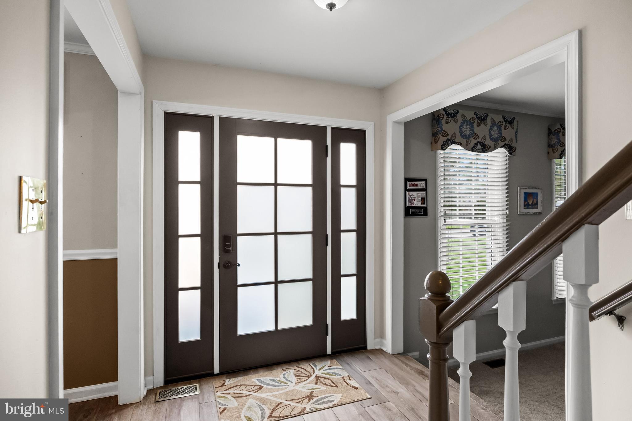 4 Mill Run Court Medford, NJ 08055 - Photo 5 of 53 a view of entryway with stairs and wooden floor