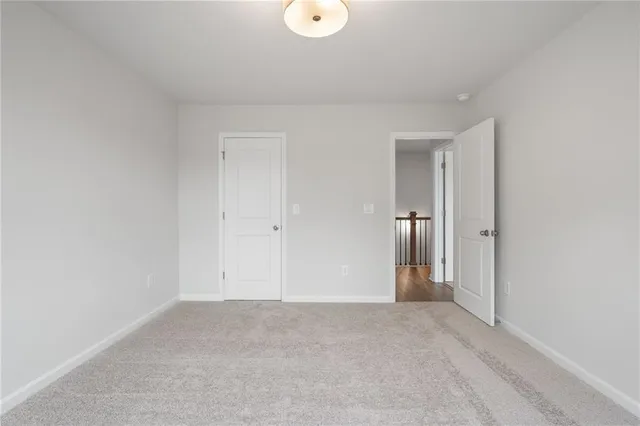 a view of an empty room