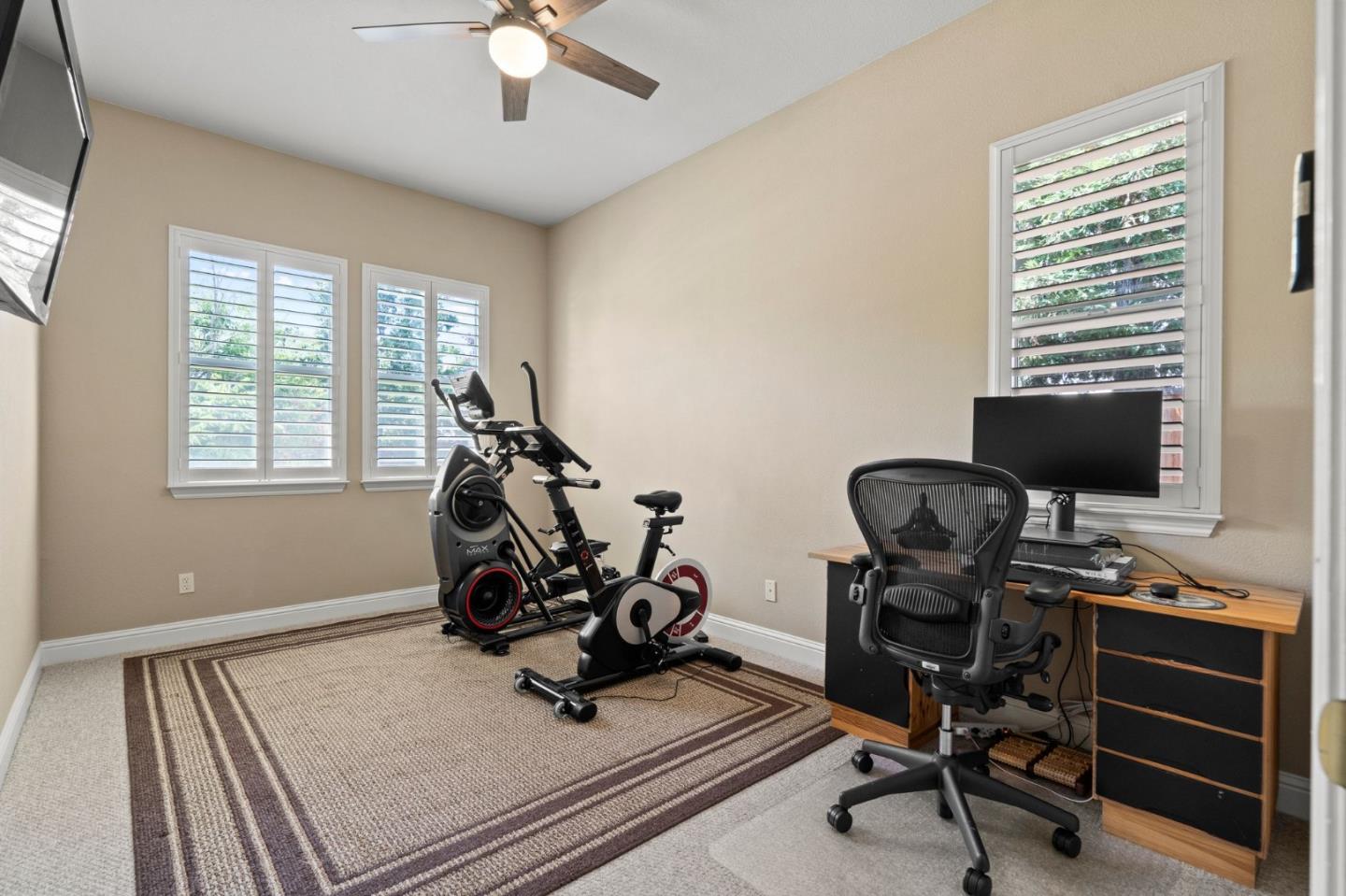 2434 Lakeside Circle Livermore, CA 94550 - Photo 19 of 35 a view of a workspace with furniture and a window