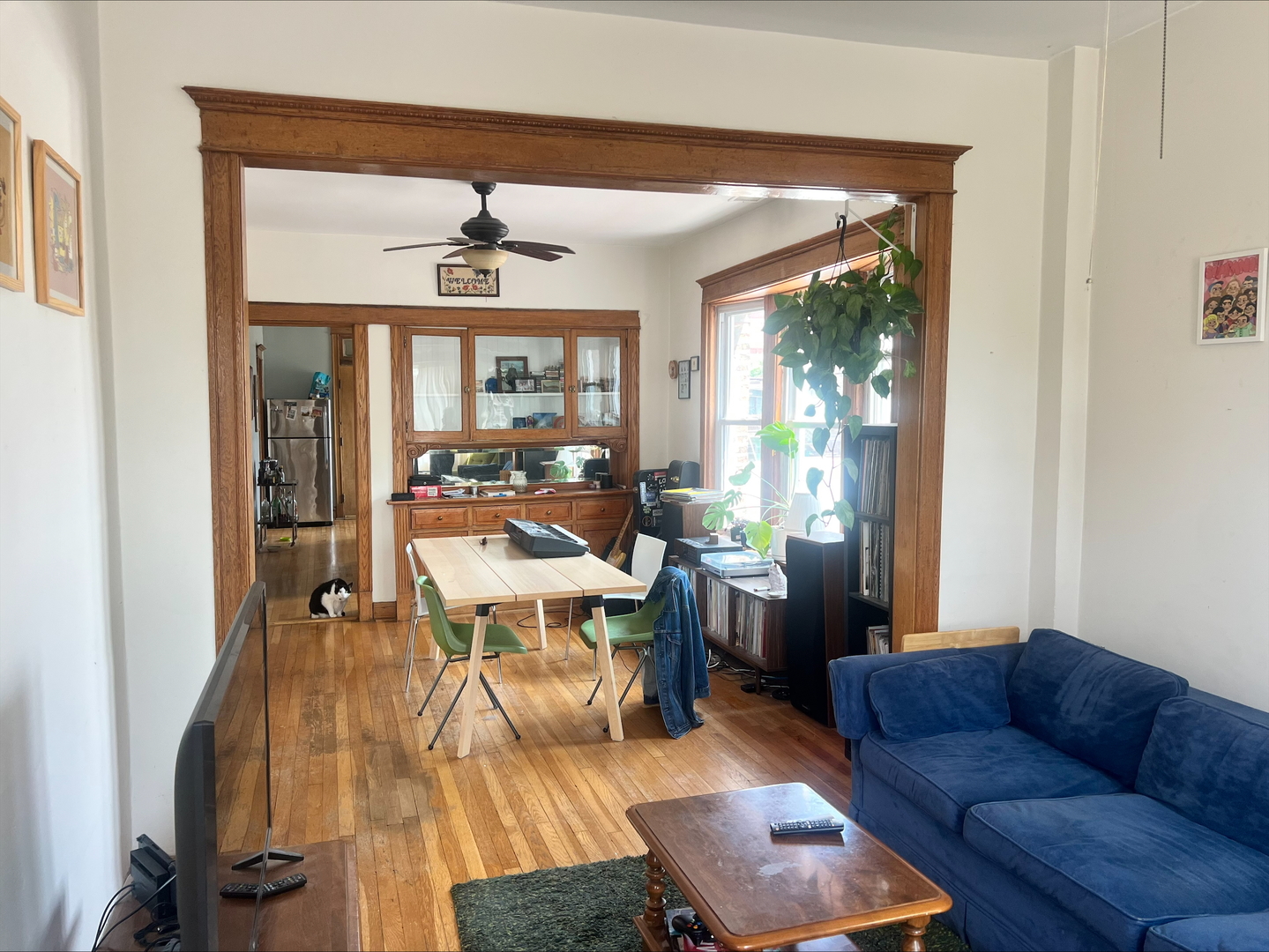 3330 West Evergreen Avenue Chicago, IL 60651 - Photo 2 of 16 a living room with furniture and a large window