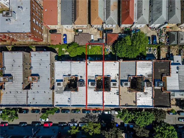 front view of a building with street