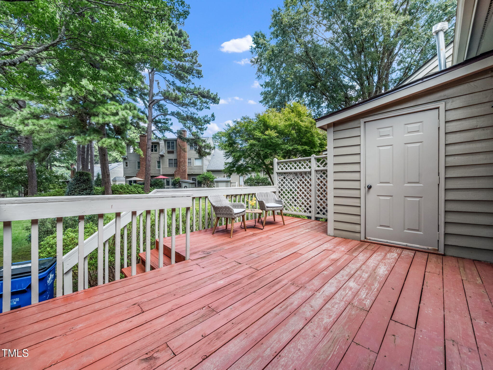 2610 Sawmill Road Raleigh, NC 27613 - Photo 20 of 25 Large Deck with Extra Storage