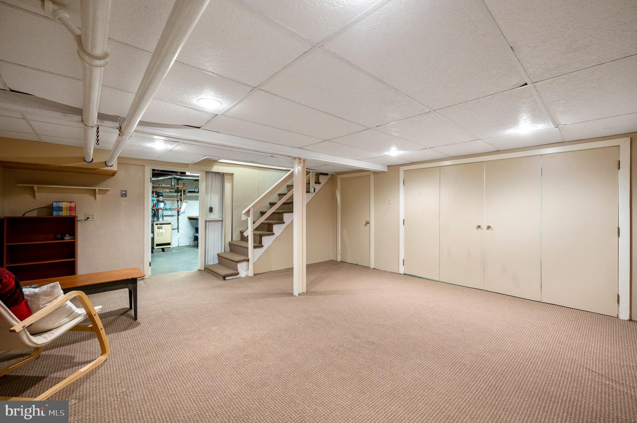 232 Walnut Road Wayne, PA 19087 - Photo 27 of 35 Partially Finished Lower Level w/ Laundry