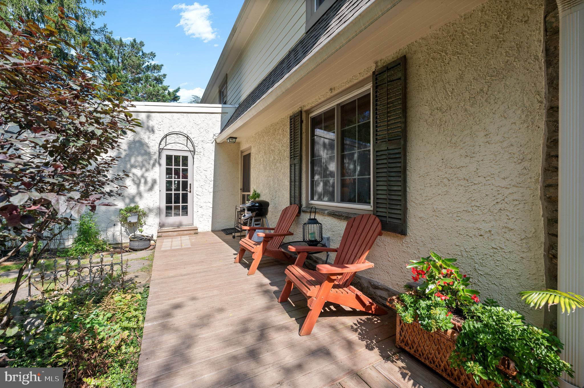232 Walnut Road Wayne, PA 19087 - Photo 29 of 35 Rear Decking Overlooks Lush Yard