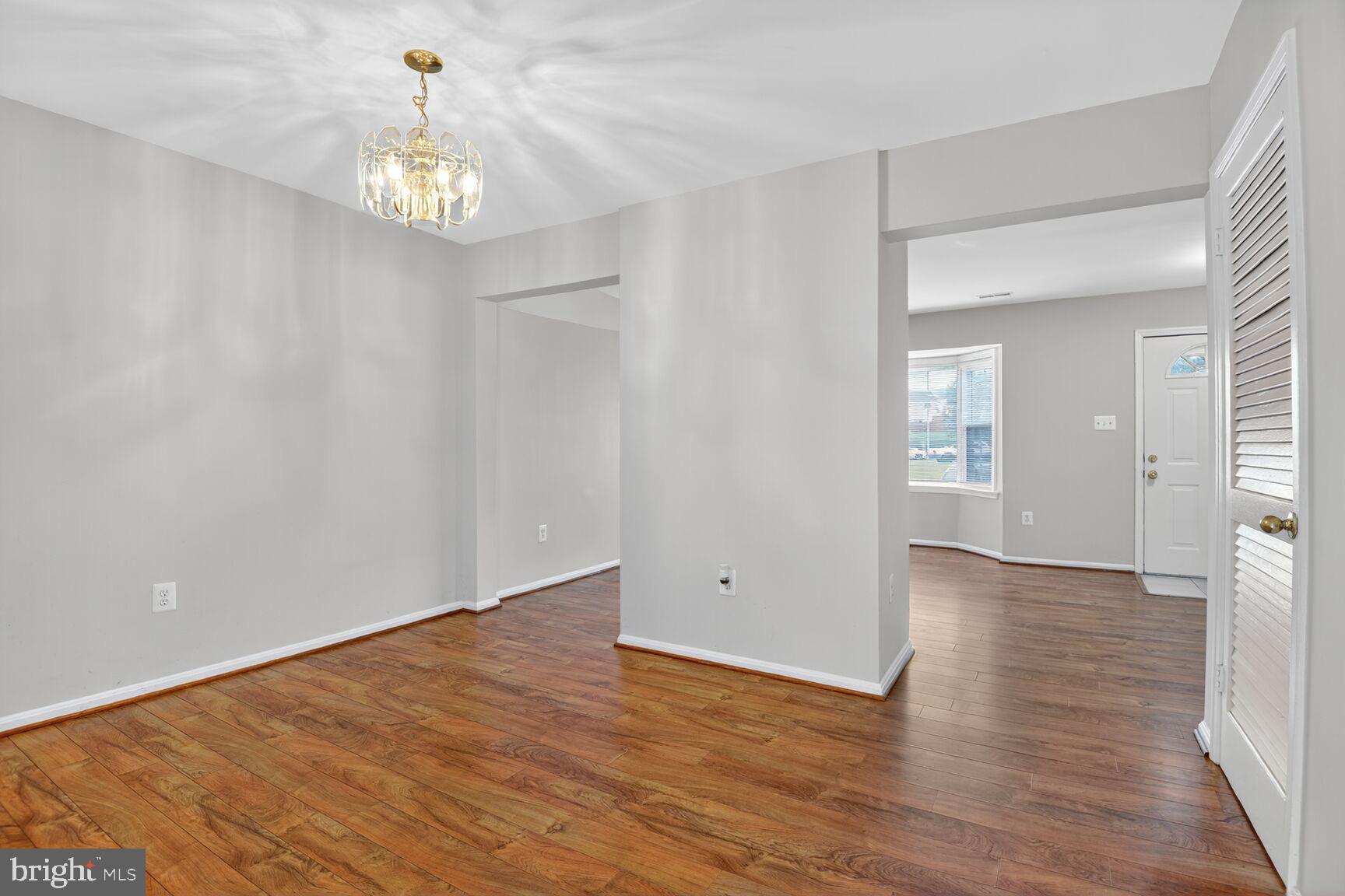 3423 Tendril Court Woodbridge, VA 22192 - Photo 5 of 20 wooden floor in an empty room