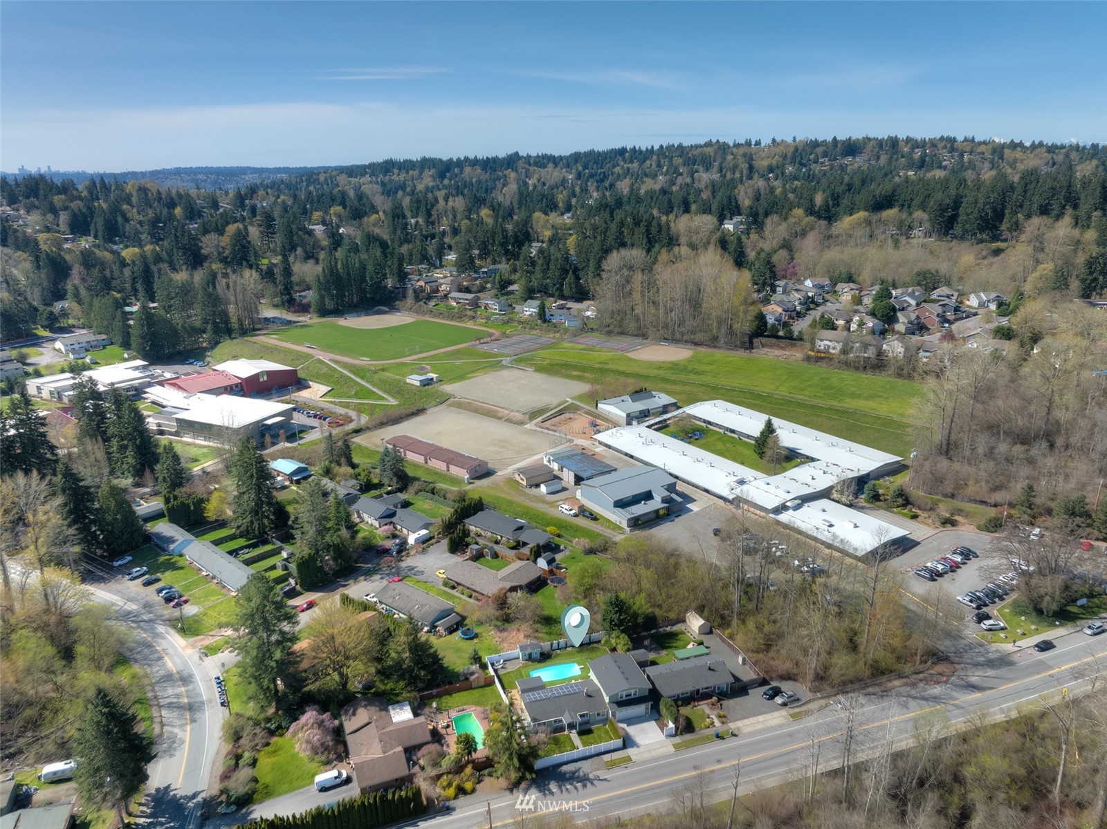 24204 Lockwood Road Bothell, WA 98021 - Photo 34 of 40 an aerial view of a city