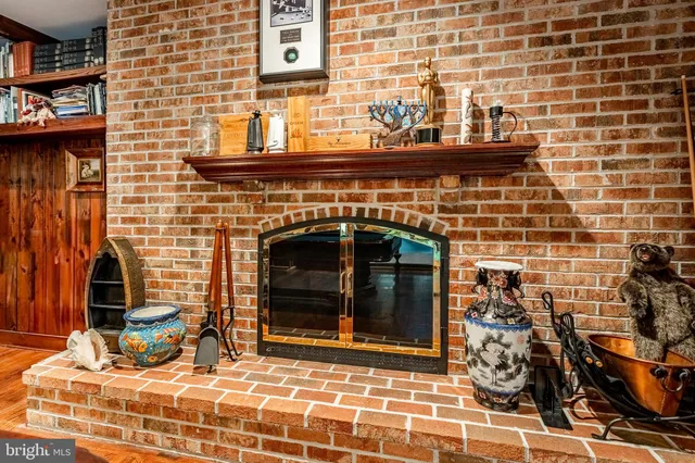 a view of a garden with a bench