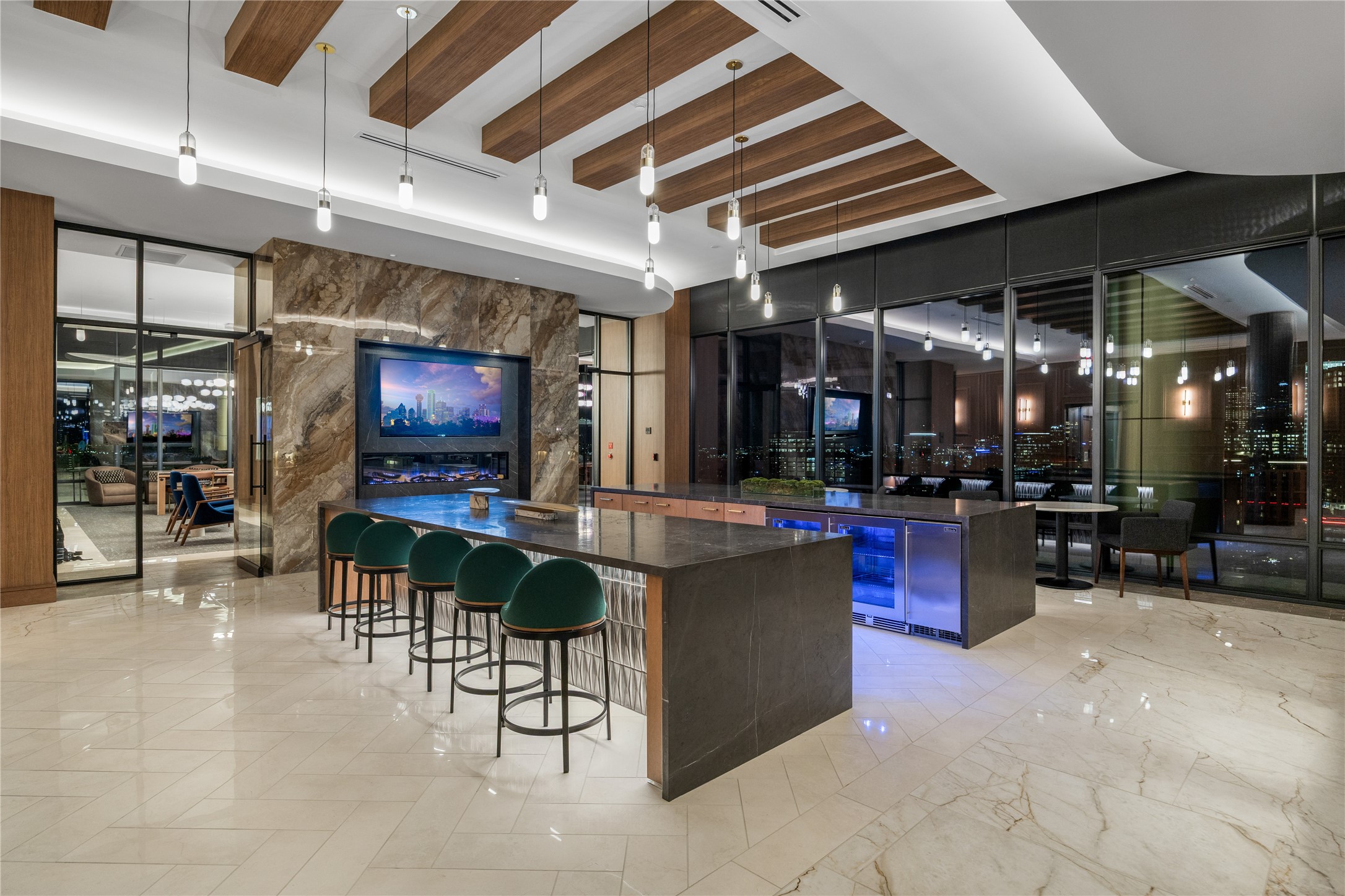 2525 Turtle Creek Boulevard, Unit 2002 Dallas, TX 75219 - Photo 2 of 8 a living room with furniture and a flat screen tv
