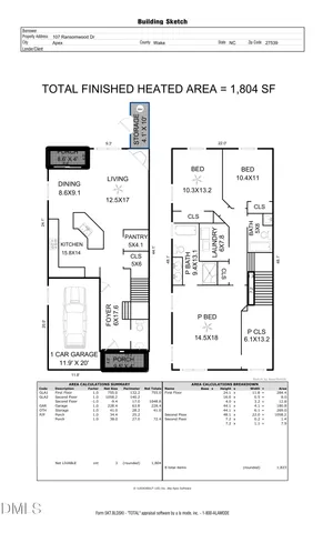 $415,000 | 107 Ransomwood Drive, Apex, NC 27539