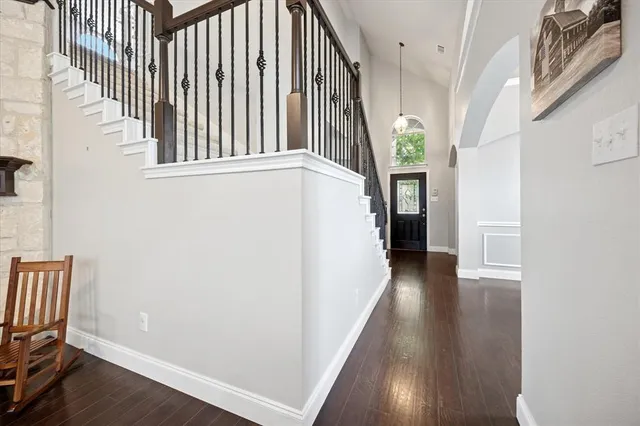wooden floor in an empty room