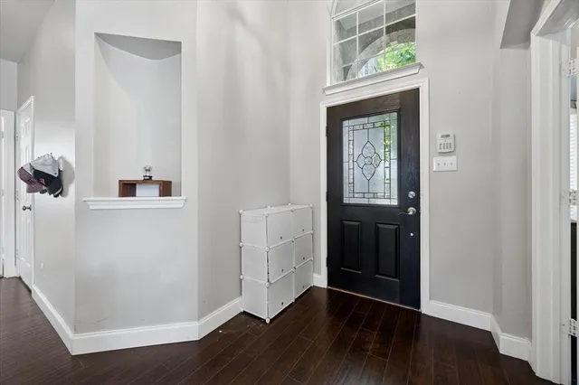 wooden floor in a gallery