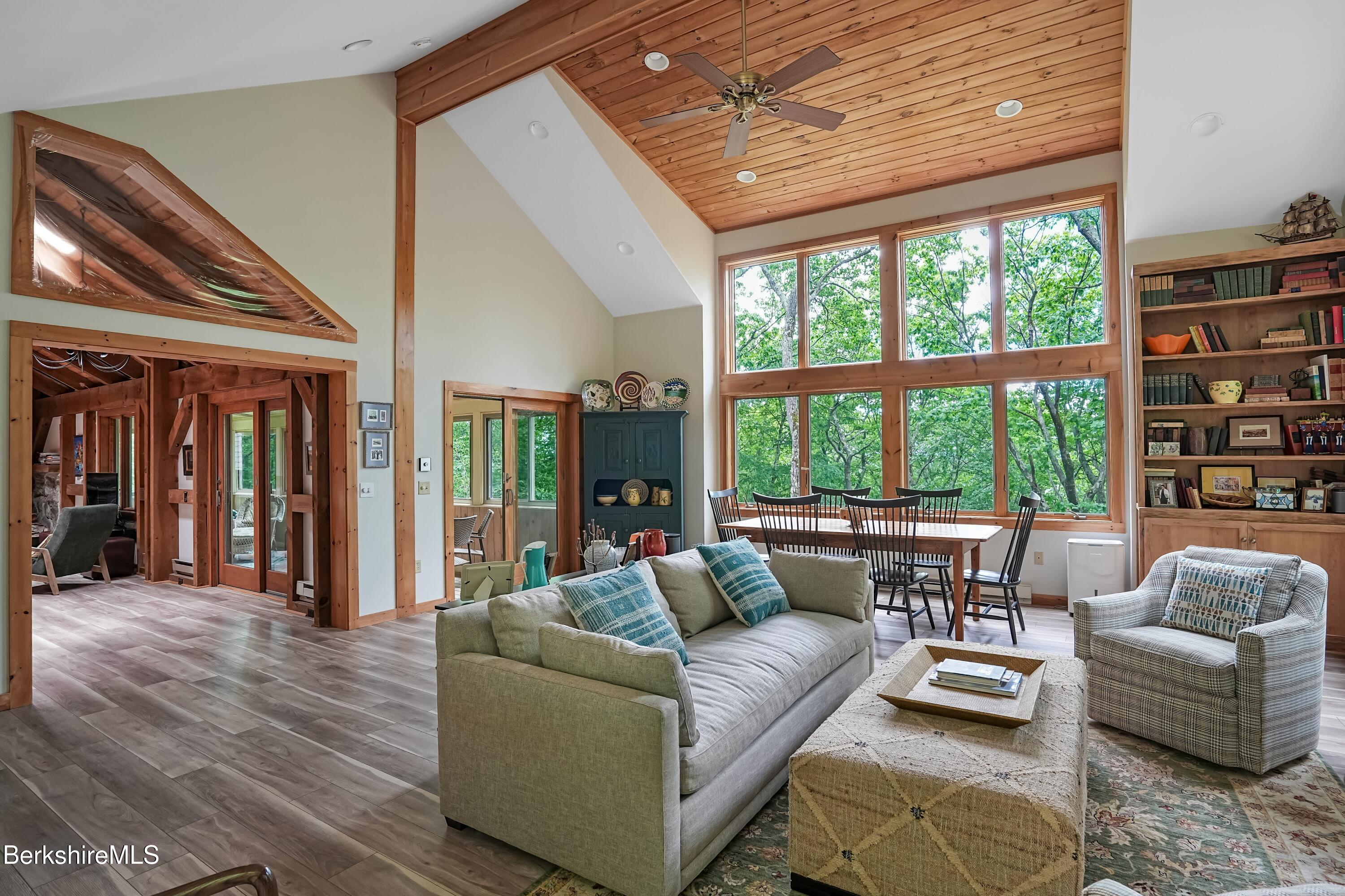 120 Hupi Road Monterey, MA 01245 - Photo 18 of 41 LIVING AND DINING ROOM