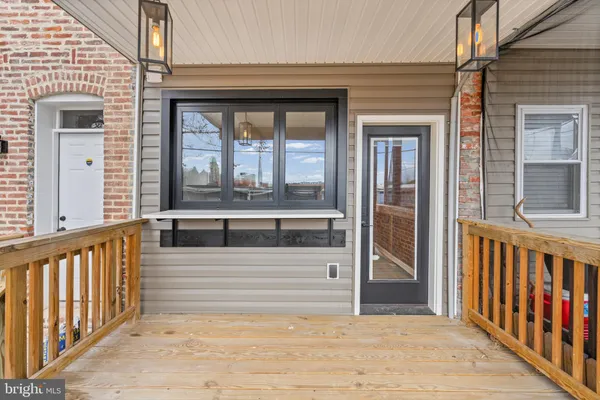 a view of a house with a porch