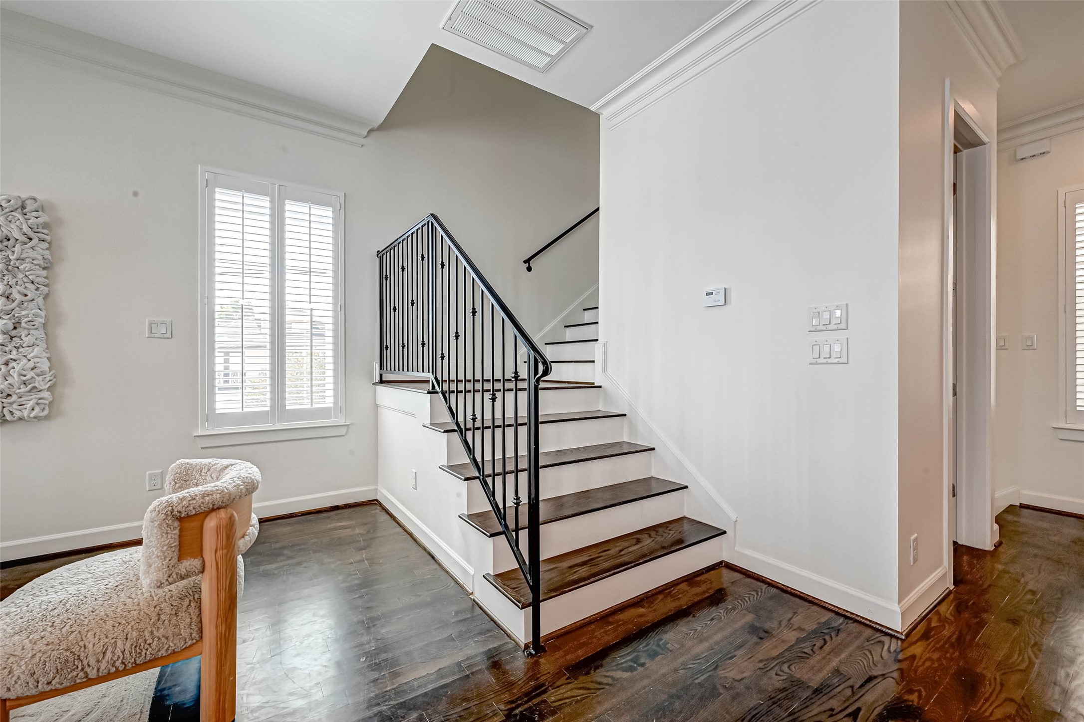 2516 Bevis Street Houston, TX 77008 - Photo 15 of 36 Hardwood stairs take you to the third floor