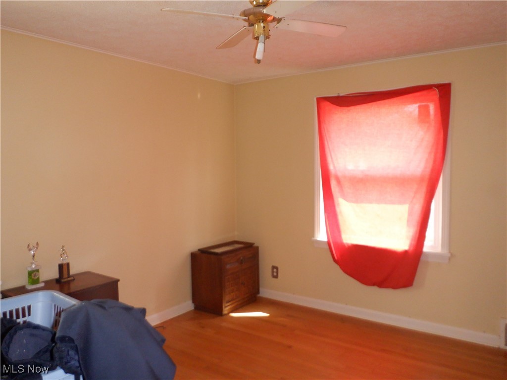 4105 Wyncote Road South Euclid, OH 44121 - Photo 6 of 30 Bedroom with hardwood / wood-style flooring and ceiling fan