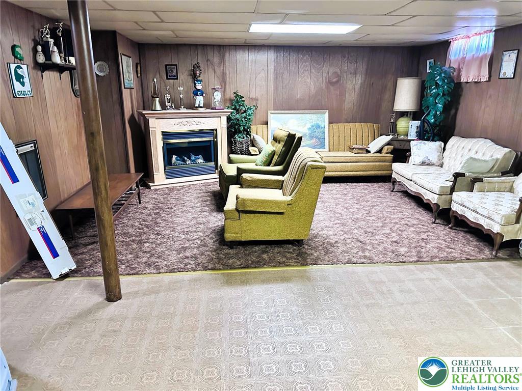 127 South 7th Street Coplay, PA 18037 - Photo 17 of 21 a living room with furniture and a fireplace