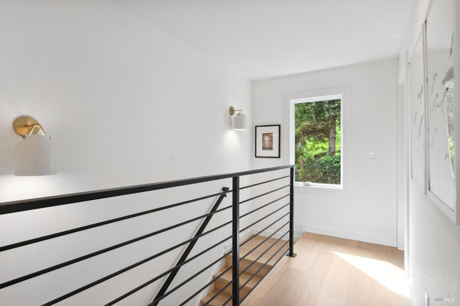 144 Richardson Drive Mill Valley, CA 94941 - Photo 27 of 43 a view of entryway with stairs and wooden floor