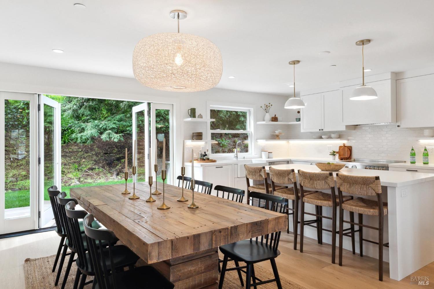 144 Richardson Drive Mill Valley, CA 94941 - Photo 6 of 43 a view of a dining room and livingroom view
