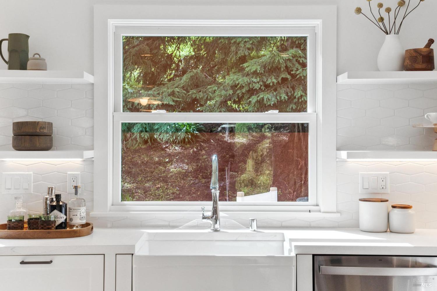 144 Richardson Drive Mill Valley, CA 94941 - Photo 8 of 43 a sink sitting next to a window