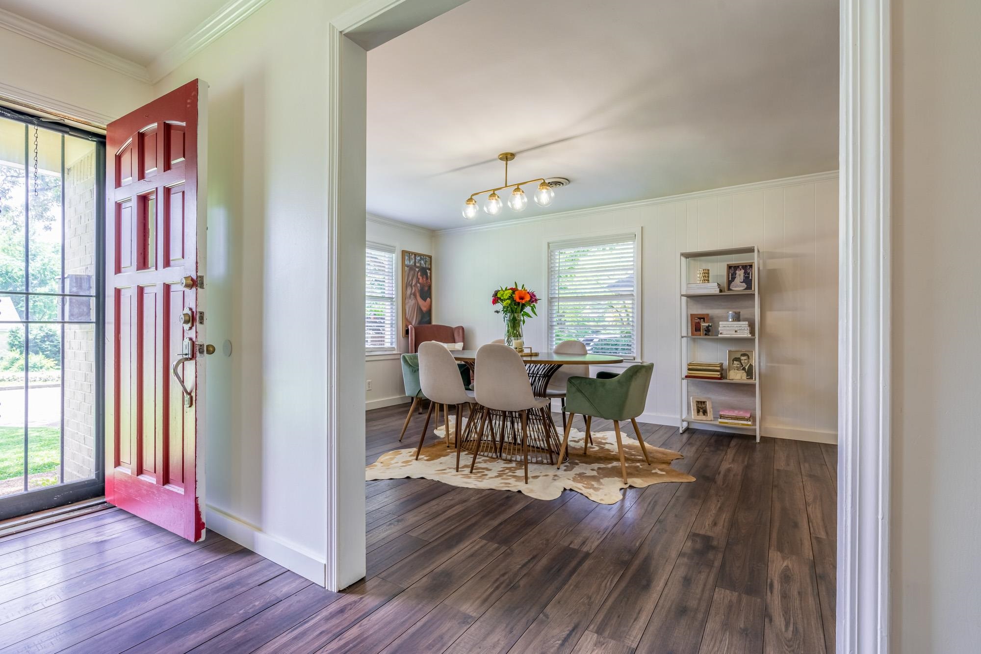 5068 Wingdale Road Memphis, TN 38117 - Photo 6 of 21 a view of a dining room with furniture window and wooden floor