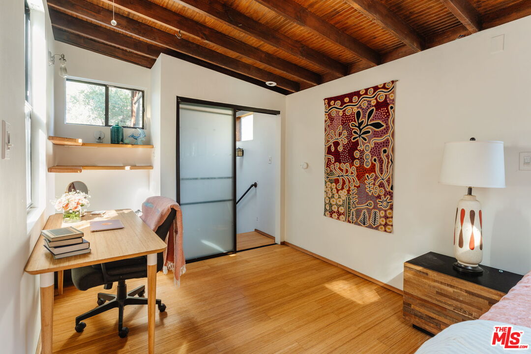 23300 Red Rock Road Topanga, CA 90290 - Photo 23 of 59 a workspace with furniture and window