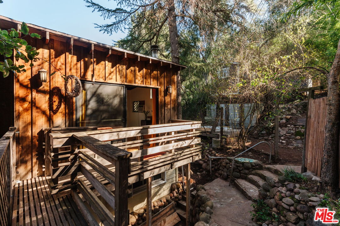 23300 Red Rock Road Topanga, CA 90290 - Photo 24 of 59 a view of outdoor space deck and tree