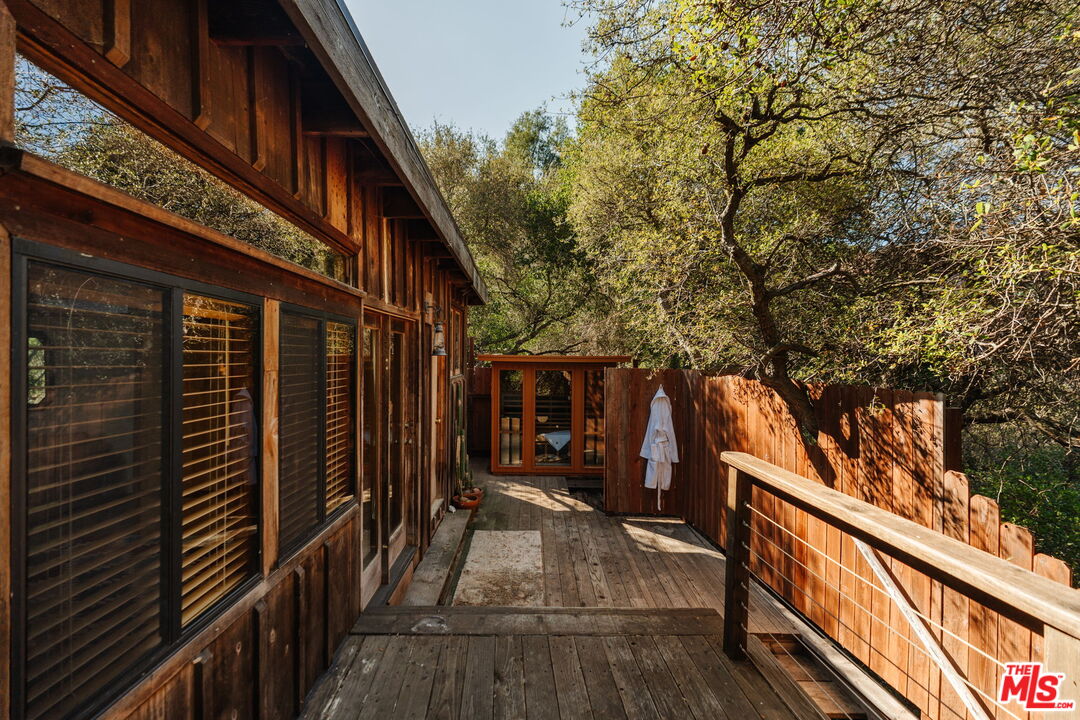 23300 Red Rock Road Topanga, CA 90290 - Photo 38 of 59 a view of outdoor space and deck