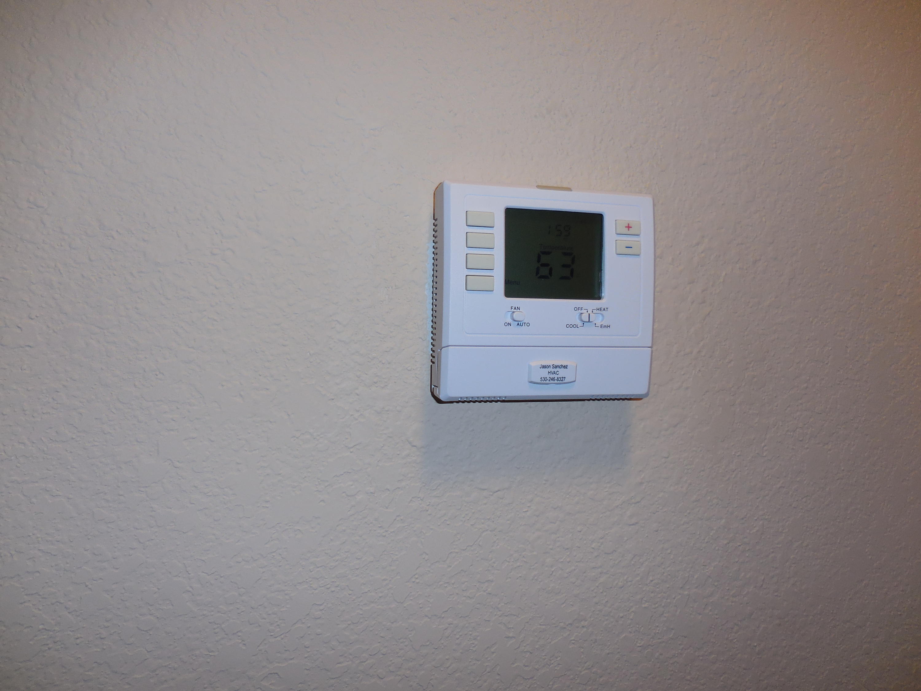 225 Ridgetop Drive, Unit 117 Redding, CA 96003 - Photo 16 of 20 New Thermostat