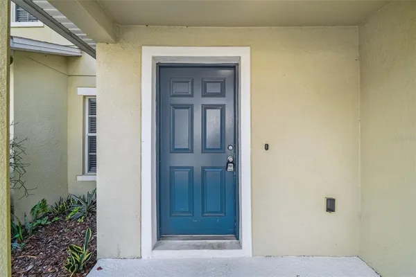 a view of front door