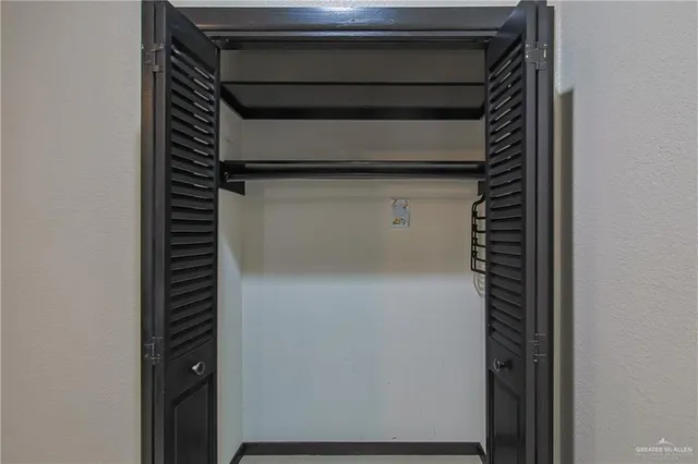 a view of walk in closet