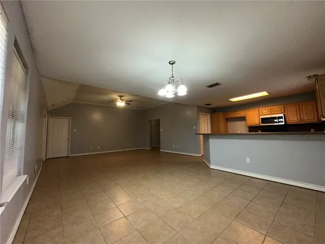 a view of a livingroom with a fireplace