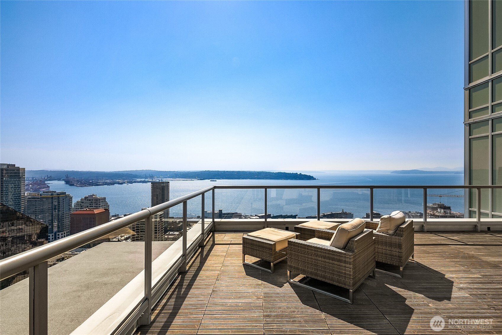 588 Bell Street, Unit 2405S Seattle, WA 98121 - Photo 24 of 34 a view of balcony with furniture