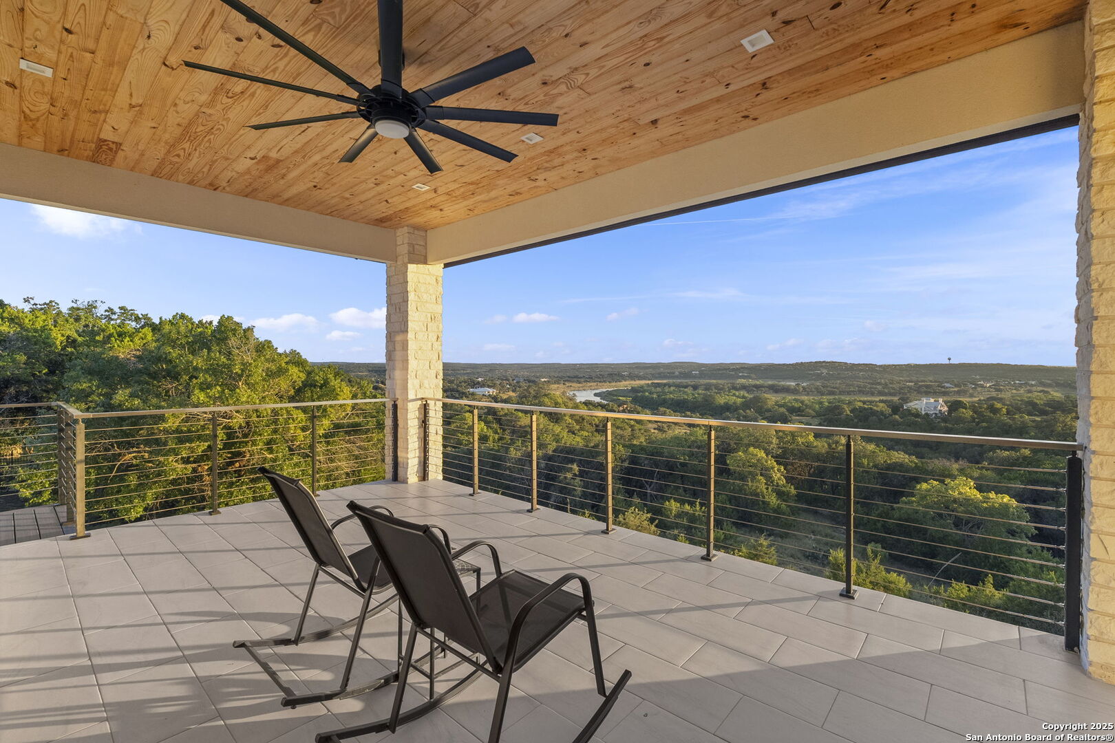 1178 Mystic Parkway Spring Branch, TX 78070 - Photo 41 of 62 a view of a balcony with chairs
