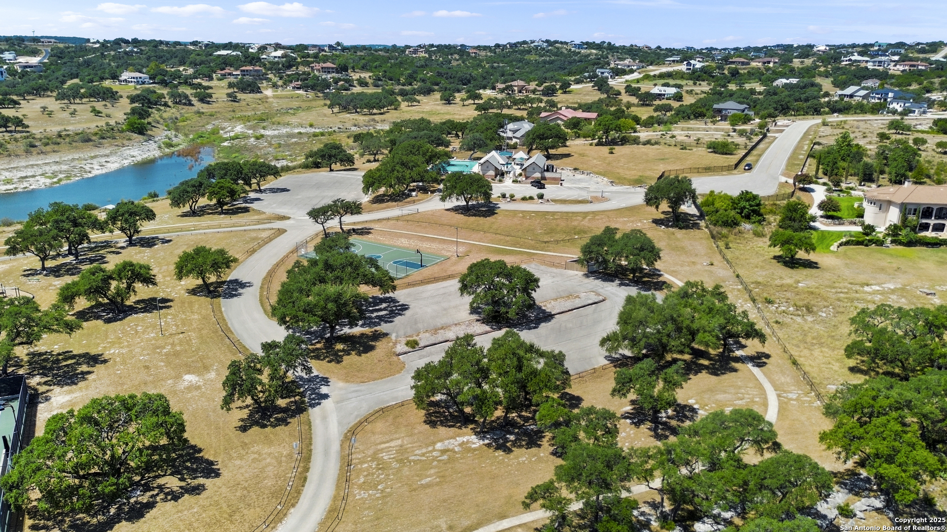 1178 Mystic Parkway Spring Branch, TX 78070 - Photo 48 of 62 an aerial view of residential houses with outdoor space