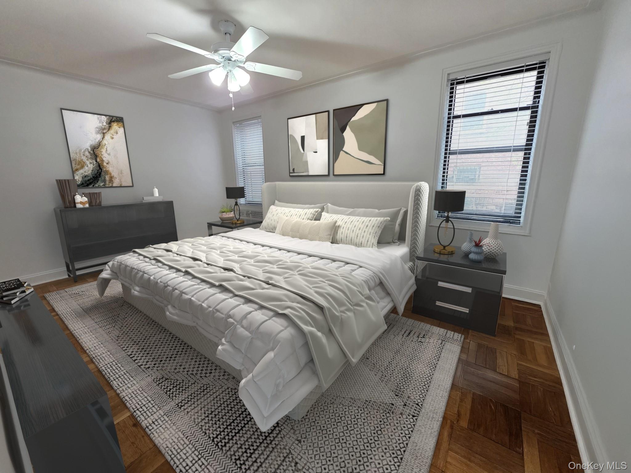 98-50 67th Avenue, Unit 1H Queens, NY 11374 - Photo 8 of 15 a bedroom with a bed and window