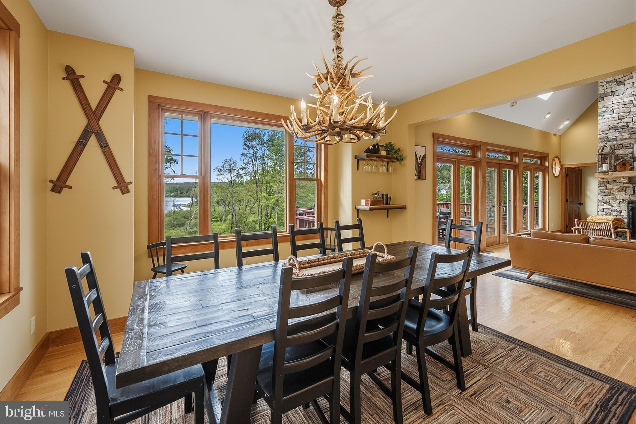 185 Ruta Lane Swanton, MD 21561 - Photo 21 of 81 a dining room with furniture window and wooden floor