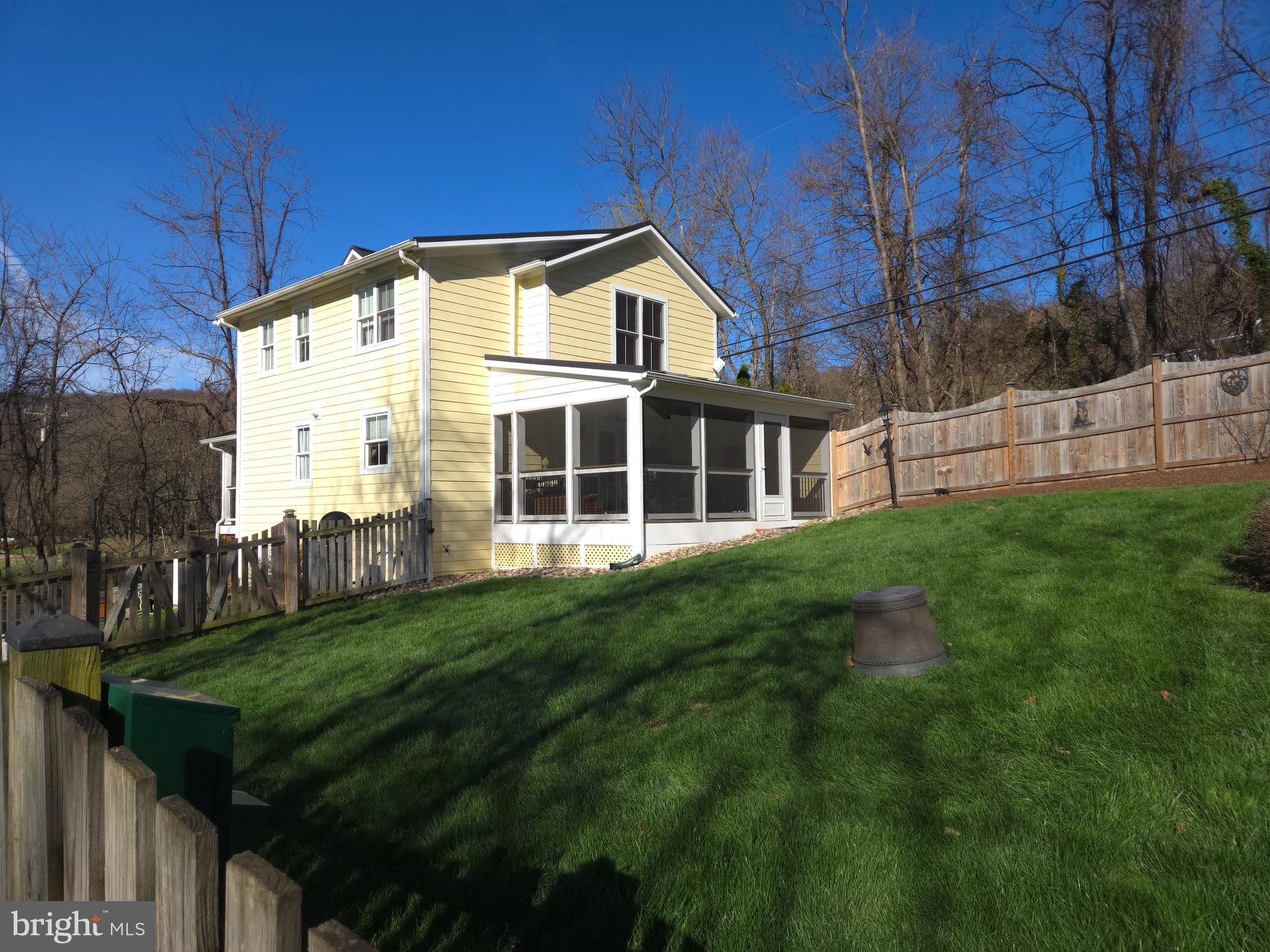 18280 Clayton Hall Road Bluemont, VA 20135 - Photo 5 of 9 Fenced rear yard and screened porch