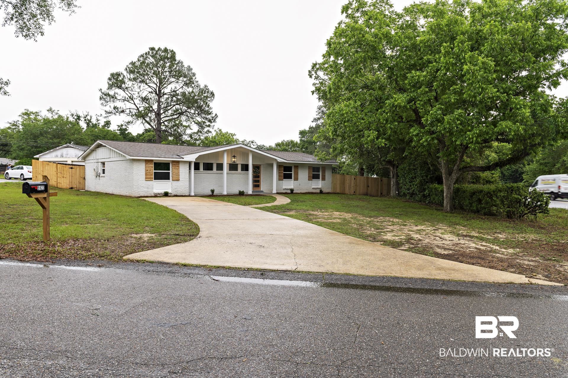 5922 Sunnyside Drive Mobile, AL 36619 - Photo 47 of 51 View of front of property featuring driveway and brick siding