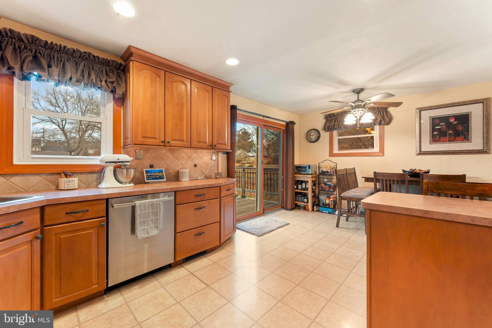 992 Jamison Street Warminster, PA 18974 - Photo 11 of 37 a large white kitchen with a large window