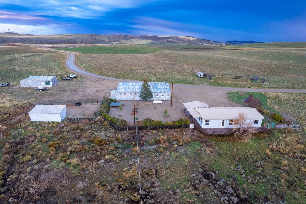 6181 Highway 394 Craig, CO 81625 - Photo 15 of 15 an aerial view of a house with ocean view