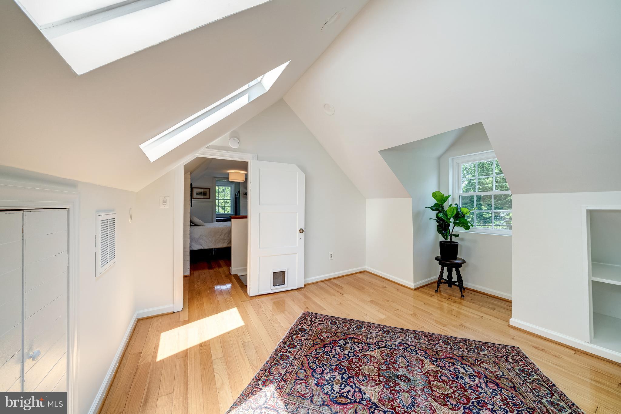 8436 Leaf Road Alexandria, VA 22309 - Photo 23 of 29 Upstairs bedroom with skylights