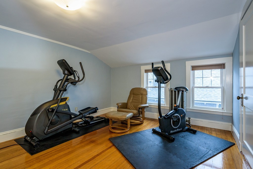 176 Manthorne Road, Unit 2 Boston, MA 02132 - Photo 12 of 16 a view of a room with gym equipment
