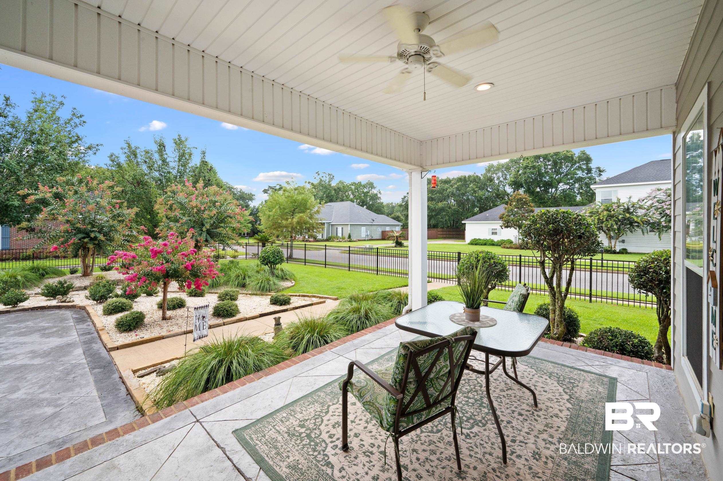29614 St George Street Daphne, AL 36526 - Photo 33 of 42 View of patio with ceiling fan